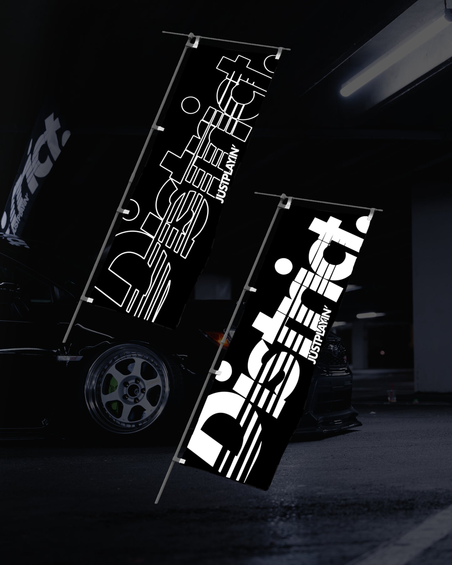 District. Strike Nobori Flag