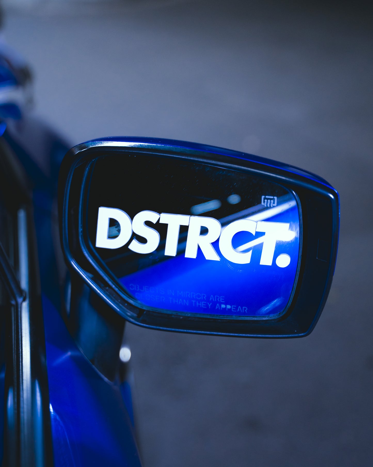 DSTRCT. Bold Decal