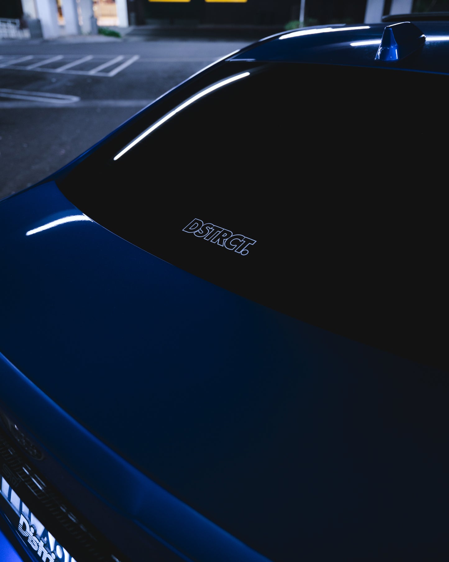 DSTRCT. Outline Decal