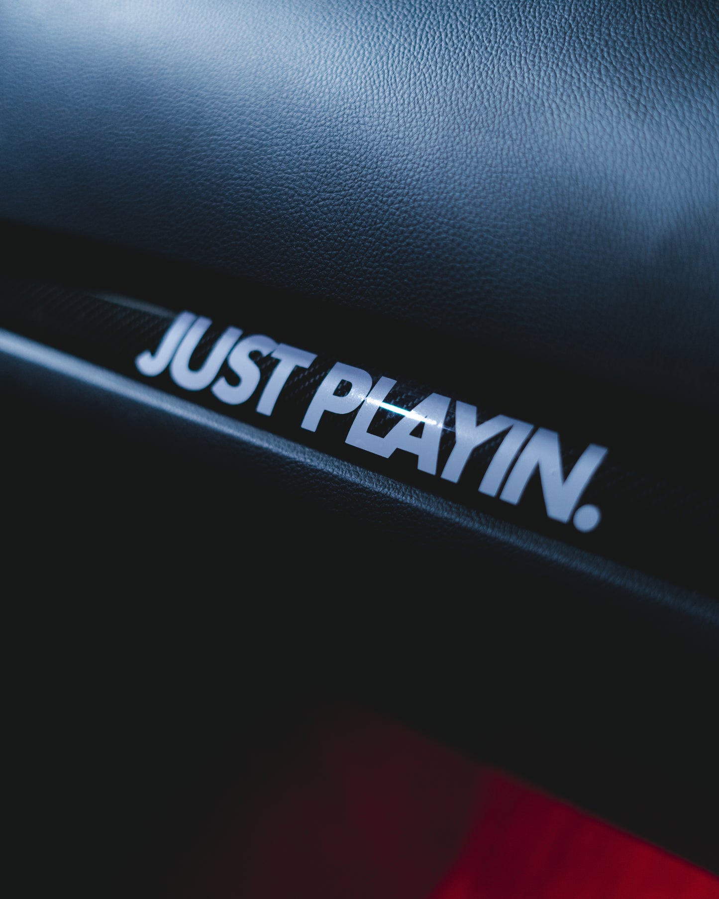 JUST PLAYIN. Decal