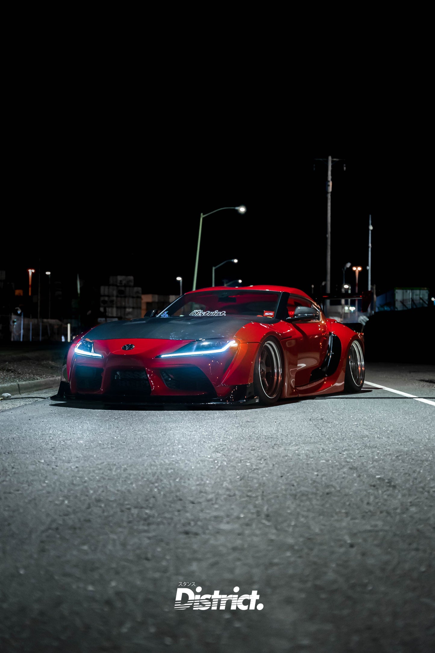 District. Outline Support Banner